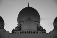 Sheikh Zayed Grand Mosque, B&W