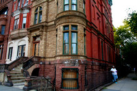 Street corner, Harlem, NYC