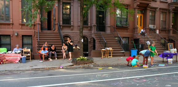 Block party, Harlem, NYC