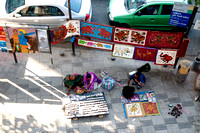 Looking down, Jehangir Art Gallery, Mumbai