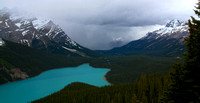 Storm approaches Peyto Lake 2