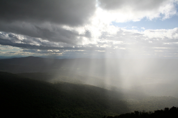 Passing rainshower, Northern VT