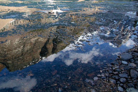 Ice and Mirrors, Moraine Lake